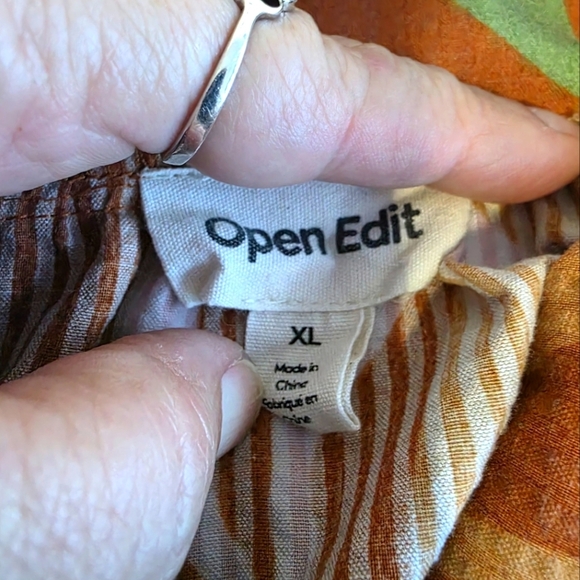 Open Edit Floral Baby Doll Ruffle Strap Mini Dress Size XL - Picture 3 of 7